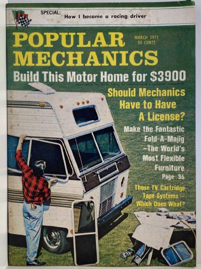 VINTAGE MAGAZINE: Popular Mechanics - Vol. 135, No. 1 - March 1971 