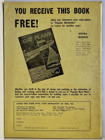 VINTAGE MAGAZINE: Popular Mechanics - Vol. 135, No. 1 - March 1971
