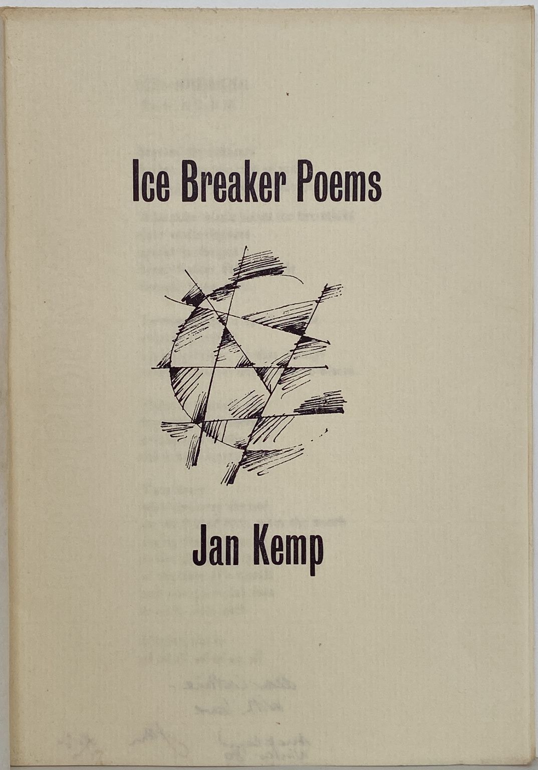 ICE BREAKER POEMS