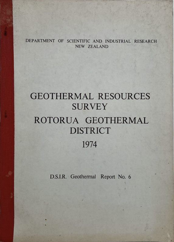 Geothermal Resources Survey - Rotorua Geothermal District