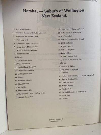 HATAITAI: A Collection of Memories