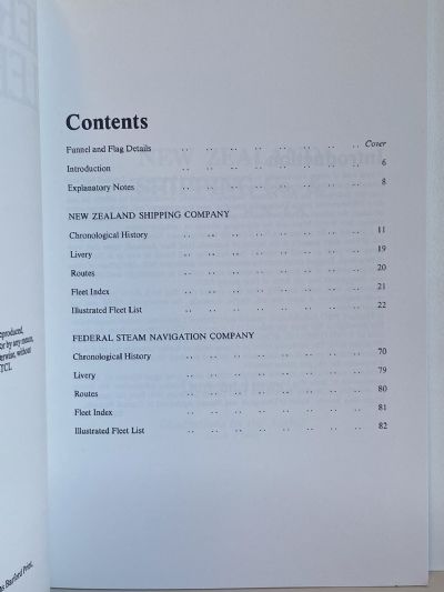 MERCHANT FLEETS 7: New Zealand Shipping & Federal S.N Co.