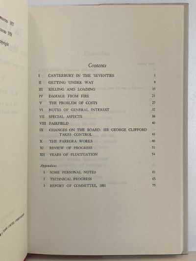 A HISTORY OF THE CANTERBURY FROZEN MEAT COMPANY LIMITED 1882-1957