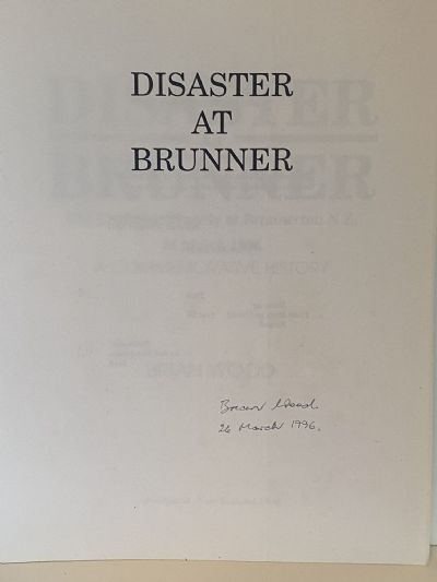 DISASTER AT BRUNNER: The Coalmine Tragedy At Brunnerton, 26 March 1896