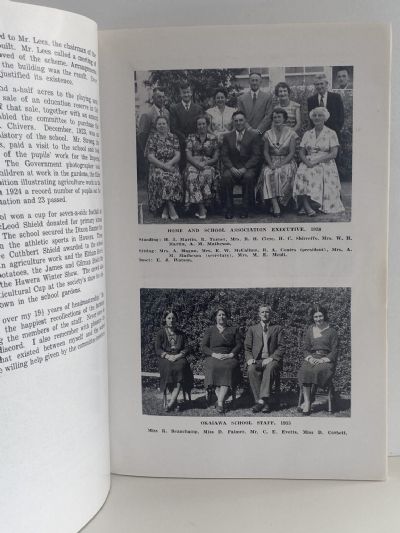 OKAIAWA SCHOOL CENTENNIAL 1883-1958 75th Jubilee - Souvenir Booklet