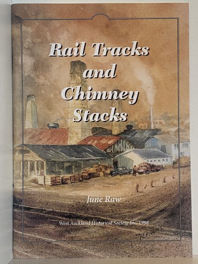 RAIL TRACKS AND CHIMNEY STACKS