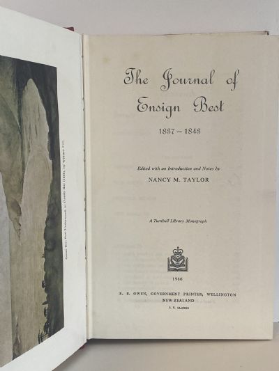THE JOURNAL OF ENSIGN BEST 1837-1843