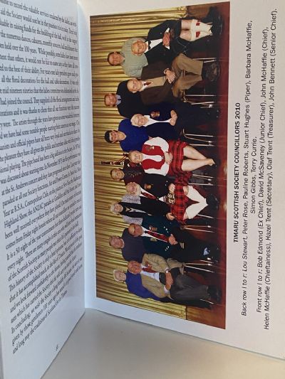 A Century of the TIMARU SCOTTISH SOCIETY 1910-2010