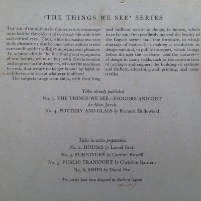 The Things We See Series : No. 4 Pottery & Glass