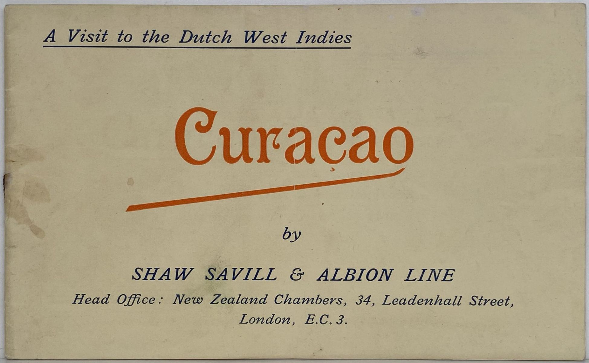 MARITIME MEMORABILIA: Visit to Curacao, Dutch West Indies - Tourist information