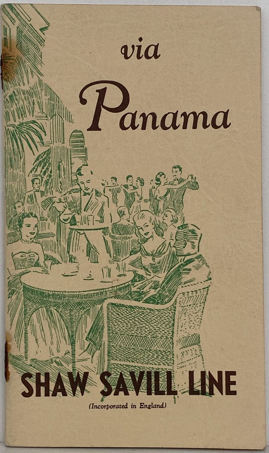 MARITIME MEMORABILIA: Shaw Savill line - Tourist information for visiting Panama