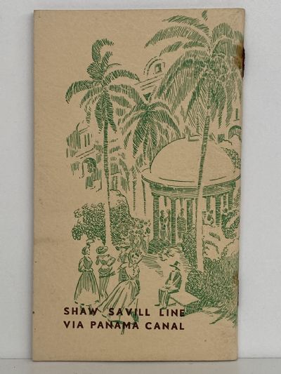 MARITIME MEMORABILIA: Shaw Savill line - Tourist information for visiting Panama