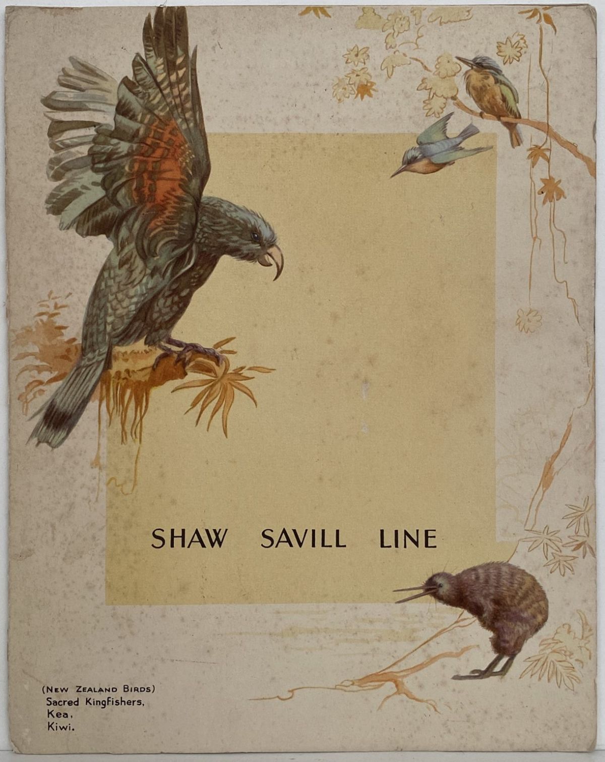 MARITIME MEMORABILIA: Shaw Savill Line - R.M.S. Akaroa - Dinner Menu 1948