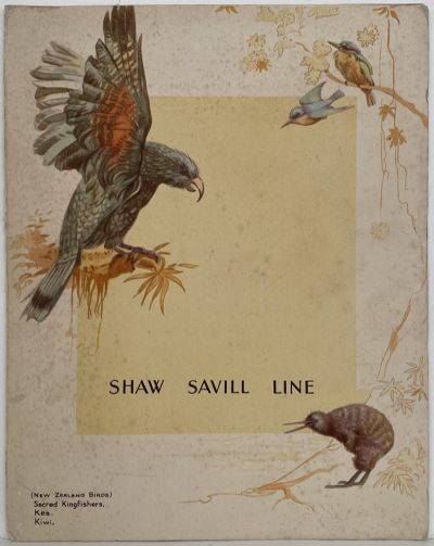MARITIME MEMORABILIA: Shaw Savill Line - R.M.S. Akaroa - Dinner Menu 1948 
