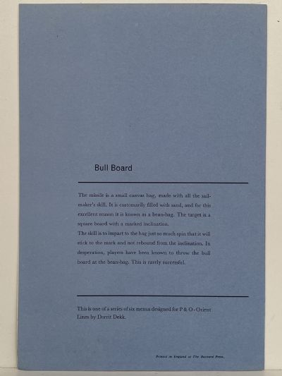 MARITIME MEMORABILIA: P&O Orient Lines - S.S. Orion - Dinner Menu 17 May 1962