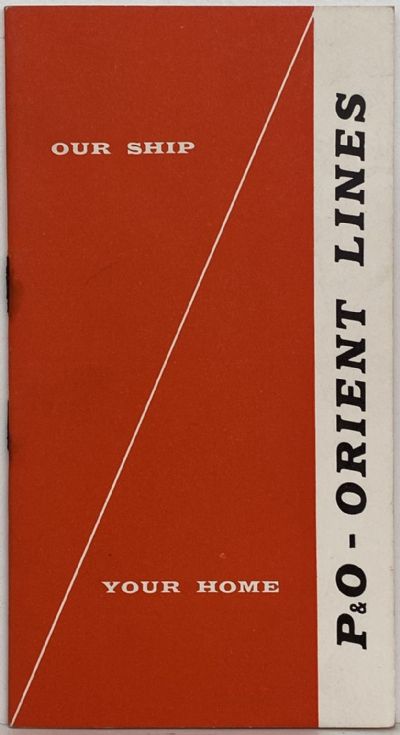 MARITIME MEMORABILIA: P&O Orient Lines - Passenger Information Book 1960s 