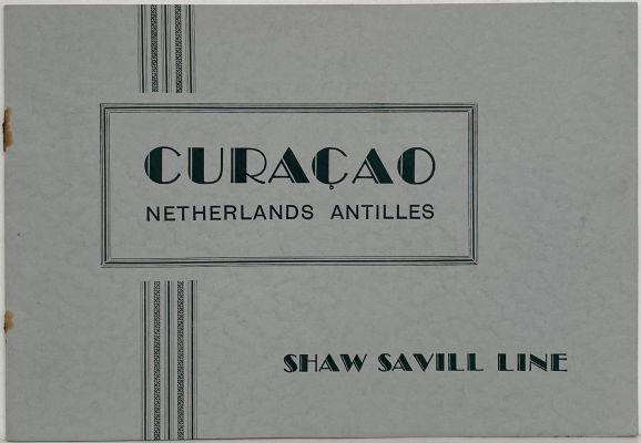 MARITIME MEMORABILIA: Curacao, Netherlands Antilles tourist information 1940s 