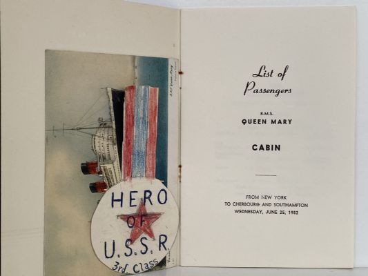 MARITIME MEMORABILIA: Cunard Line - List of Passengers R.M.S Queen Mary 1952