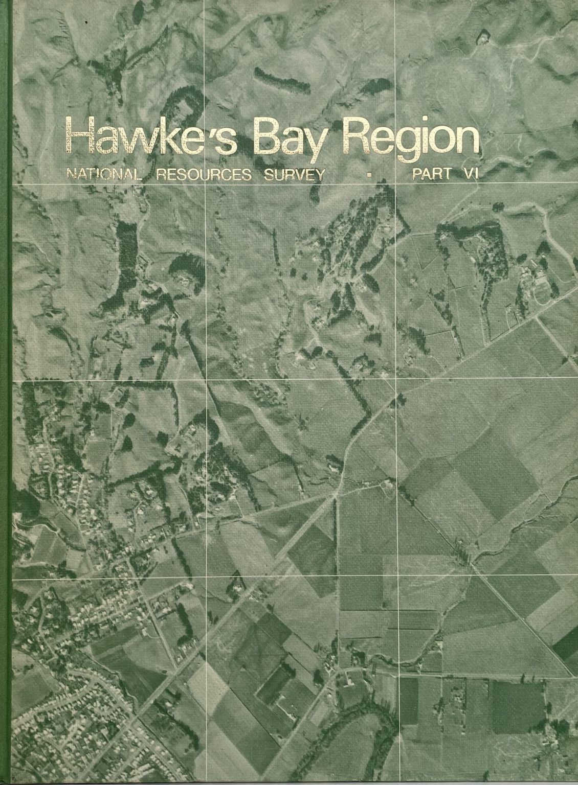 NATIONAL RESOURCES SURVEY; Part VI - Hawke's Bay Region