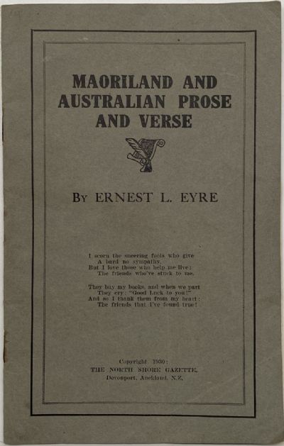 MAORILAND and AUSTRALIA PROSE and VERSE 