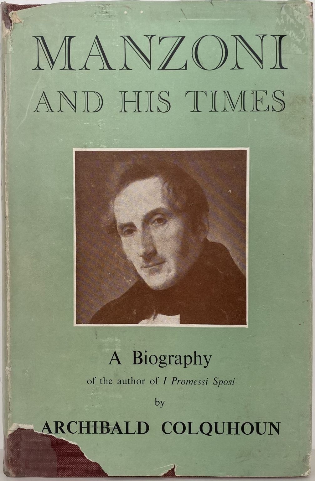 MANZONI AND HIS TIMES: A Biography