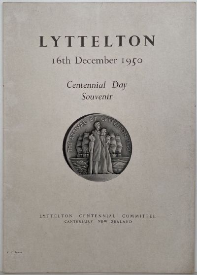 LYTTELTON: Centennial Day Souvenir 1950 