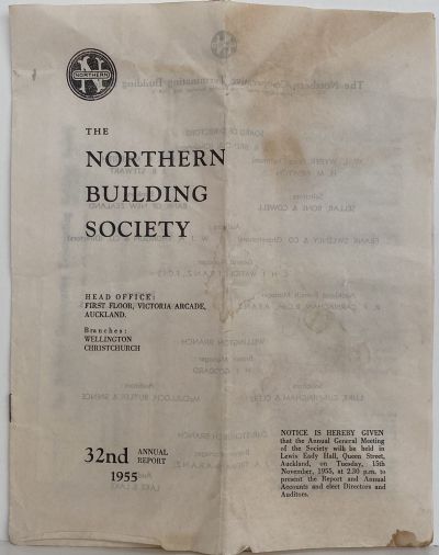 ANNUAL REPORT: The Northern Building Society 1955 