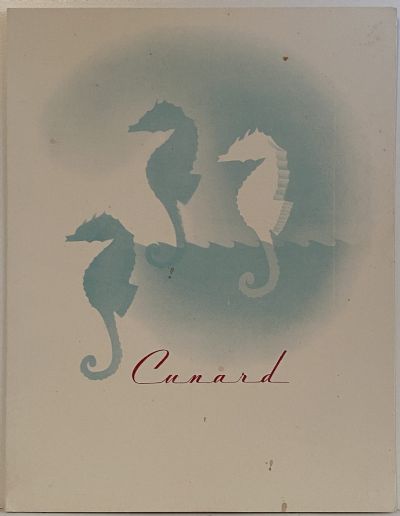 MARITIME MEMORABILIA: Cunard Line - RMS Queen Mary - Dinner Menu 26 June 1952 