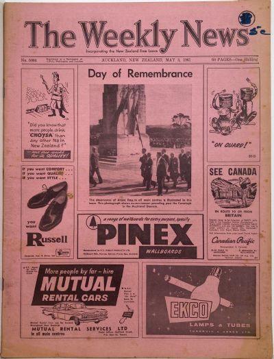 OLD NEWSPAPER: The Weekly News, 3 May 1961