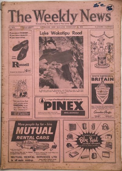 OLD NEWSPAPER: The Weekly News, 22 February 1961