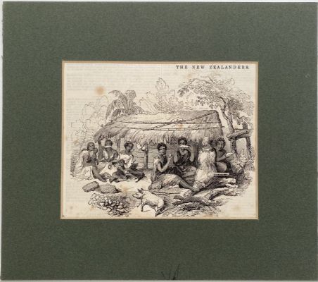 OLD DRAWING IN FRAME: The New Zealanders / New Zealand Dinner 