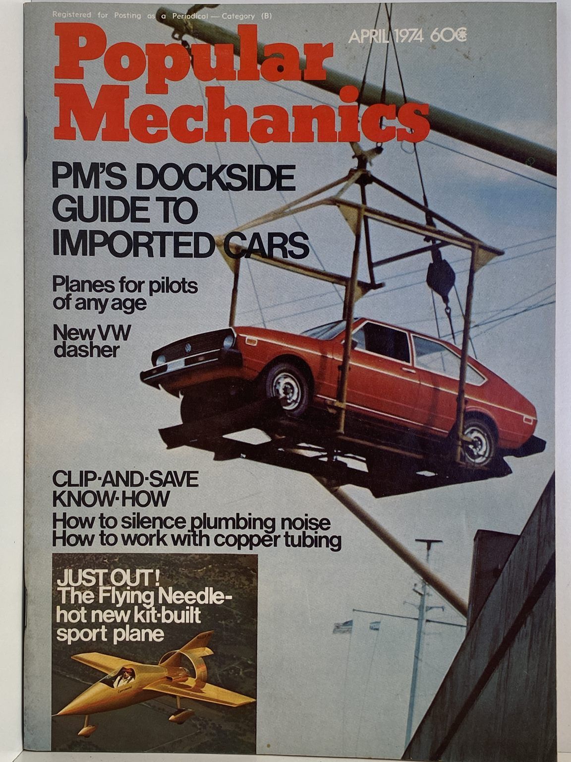 VINTAGE MAGAZINE: Popular Mechanics - Vol. 141, No. 2 - April 1974