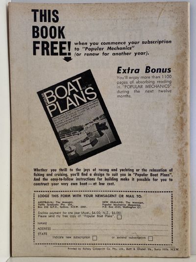 VINTAGE MAGAZINE: Popular Mechanics - Vol. 139, No. 6 - August 1973