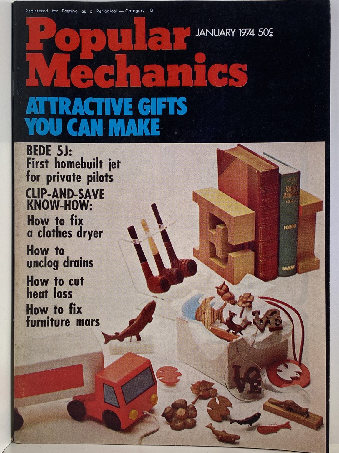 VINTAGE MAGAZINE: Popular Mechanics - Vol. 140, No. 5 - January 1974