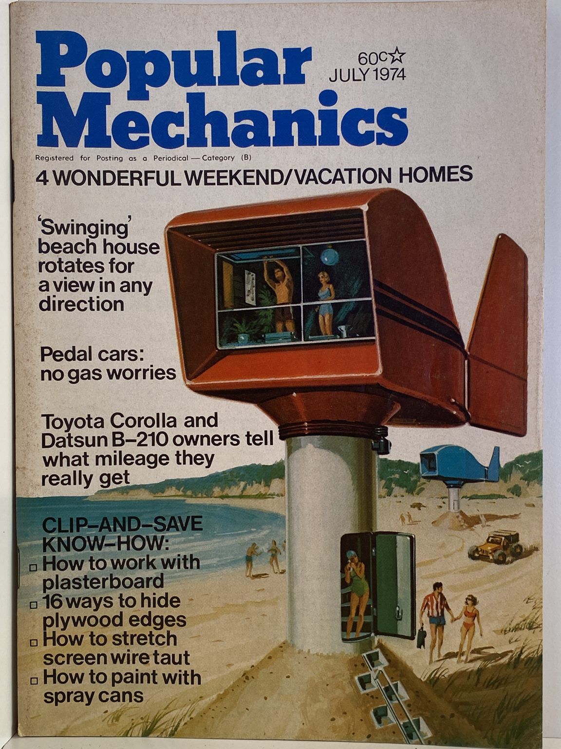 VINTAGE MAGAZINE: Popular Mechanics - Vol. 141, No. 5 - July 1974