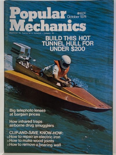 VINTAGE MAGAZINE: Popular Mechanics - Vol. 142, No. 2 - October 1974 