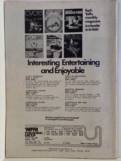 VINTAGE MAGAZINE: Popular Mechanics - Vol. 142, No. 2 - October 1974