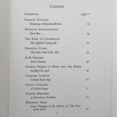 TRIBUTE TO BENJAMIN BRITTEN on his Fiftieth Birthday