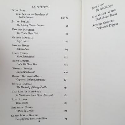 TRIBUTE TO BENJAMIN BRITTEN on his Fiftieth Birthday