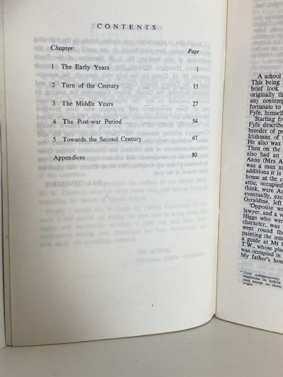 CHEERFUL YESTERDAYS: A Centennial History of The Gleniti School 1879-1979