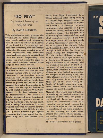 SO FEW: The Immortal Record of the Royal Air Force