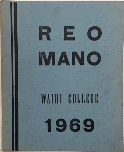 REO MANO Waihi College 1969
