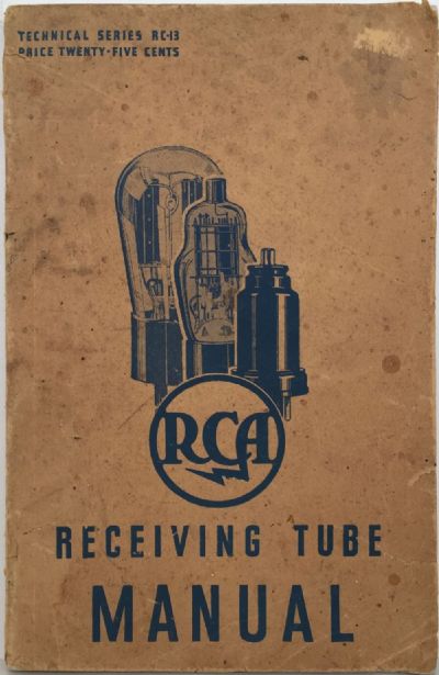RCA Receiving Tube Manual 