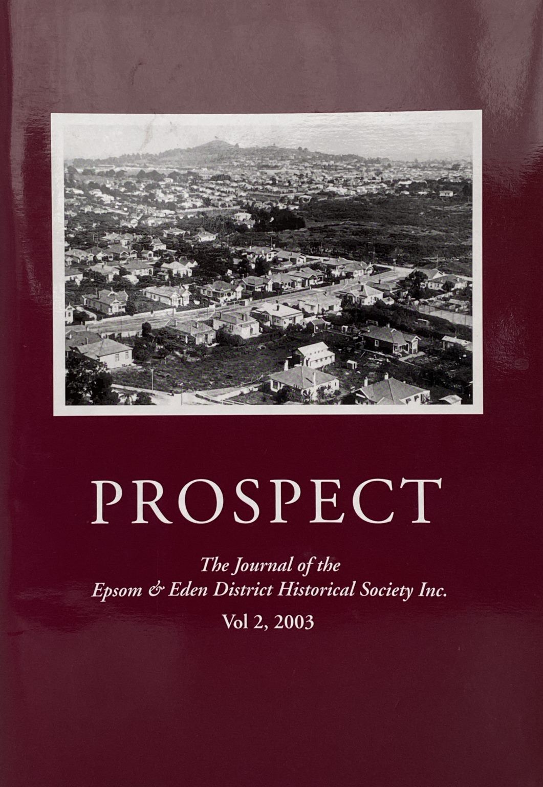 PROSPECT: Journal of the Epsom & Eden District Historical Society - Vol 2, 2003