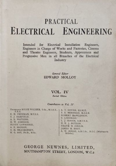 PRACTICAL ELECTRICAL ENGINEERING VOL 4 