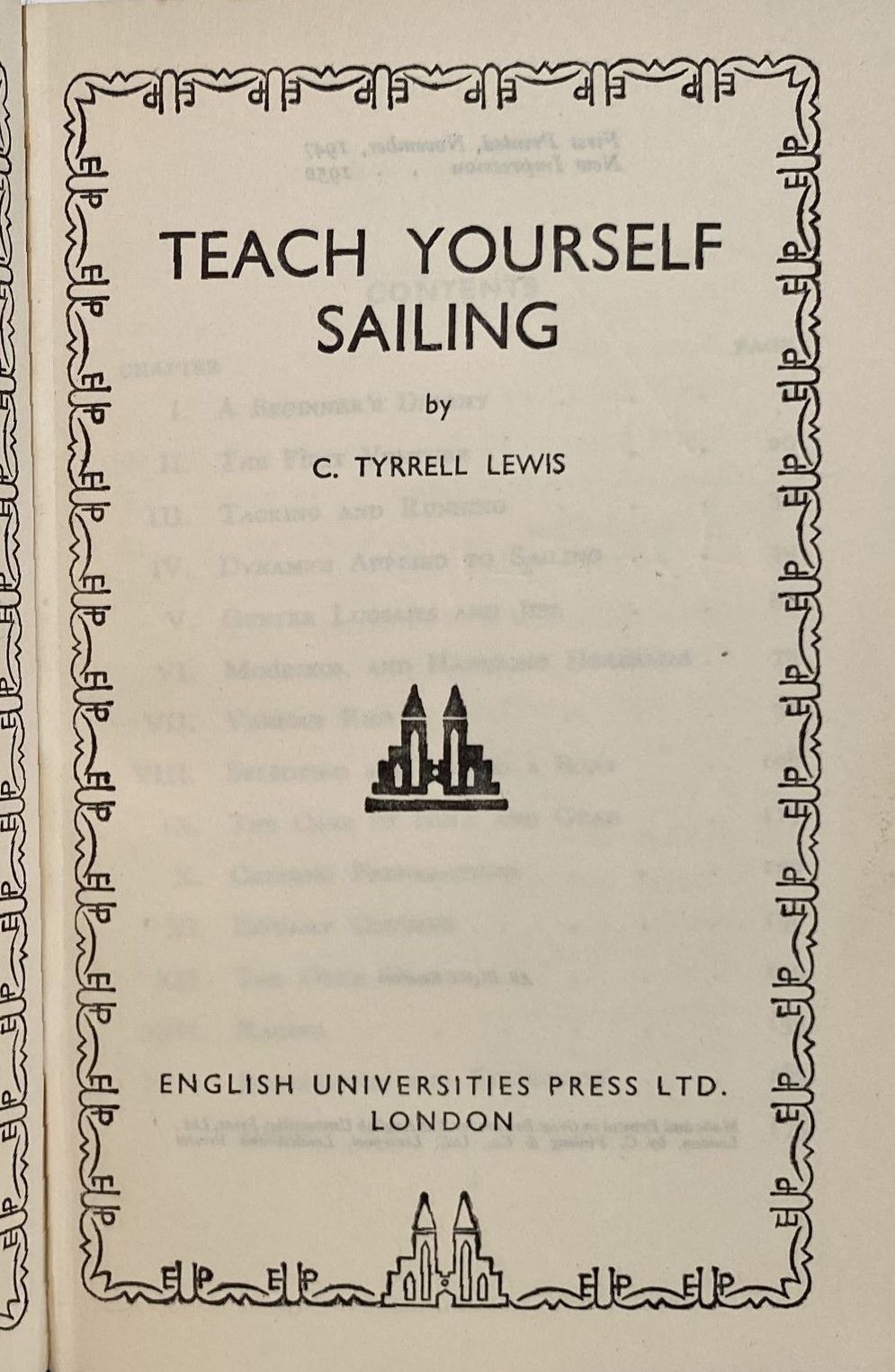 TEACH YOURSELF SAILING