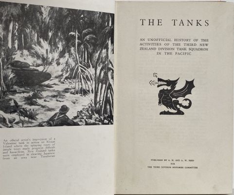 THE TANKS, MMGs, & ORDNANCE: History of the 3rd Division Tank Squadron 2 NZEF IP