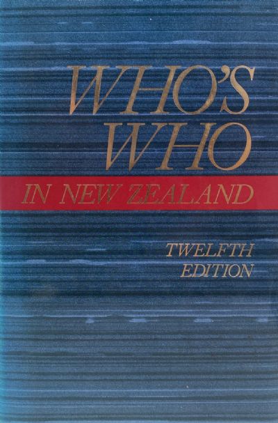 WHO'S WHO IN NEW ZEALAND 1991 - 12th Edition 