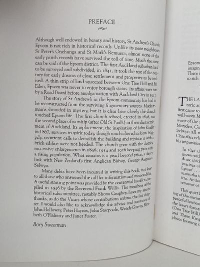 SPIRE ON THE HILL: A History of St Andrew's Church in Epsom District 1846-1996