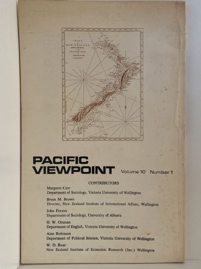 PACIFIC VIEWPOINT: Change - Conflict - Continuity, Vol 10, Number 1. - May 1969